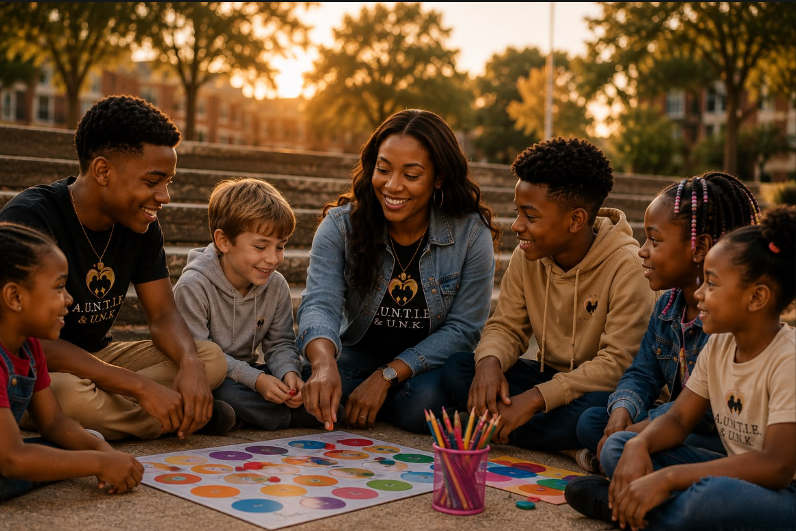 Family support — a mentor and children together